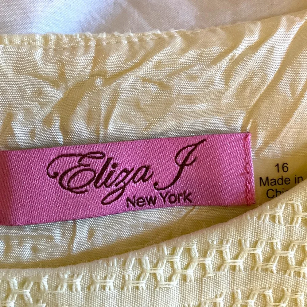 Eliza J Sleeveless Dress size 16. 100% Cotton. Lined - Picture 3 of 9